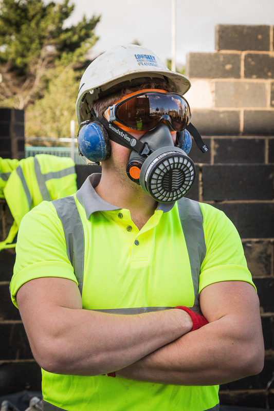 PPE construction photography