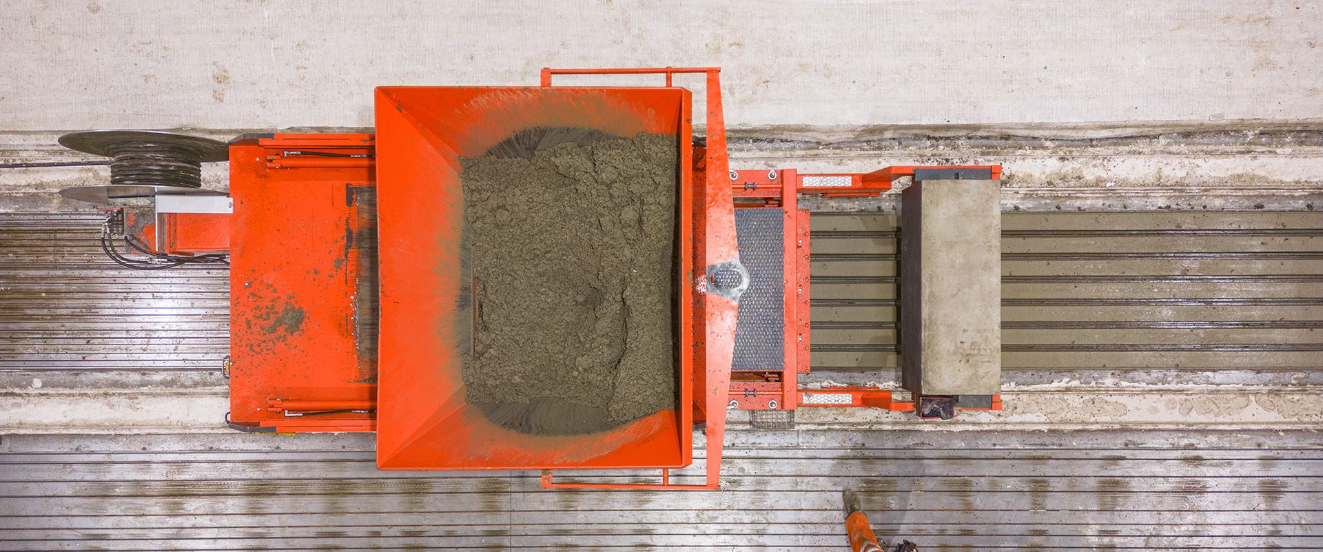 Aerial photographer concrete printer
