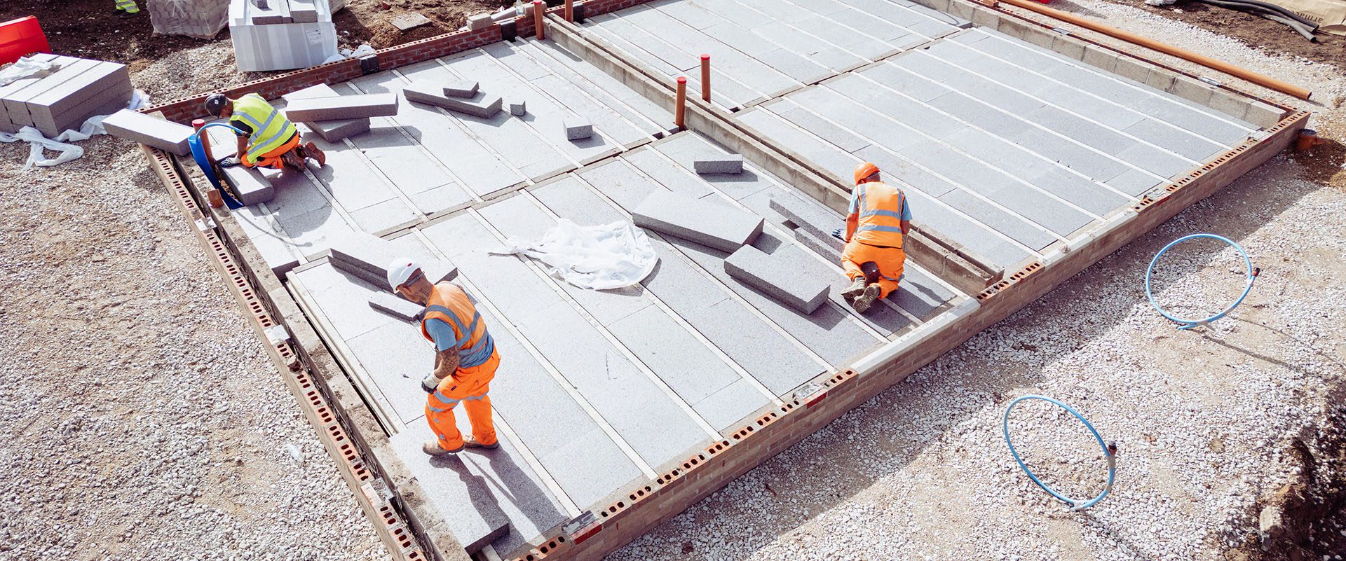 Drone construction photographer