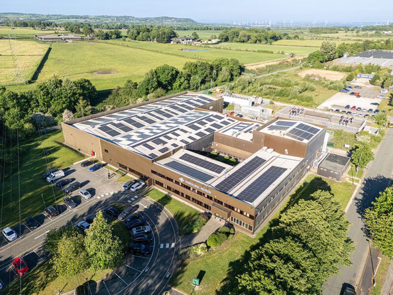 Growing a Commercial & Industrial Photography Business 2 Exterior aerial photography of Hosokawa in Warrington