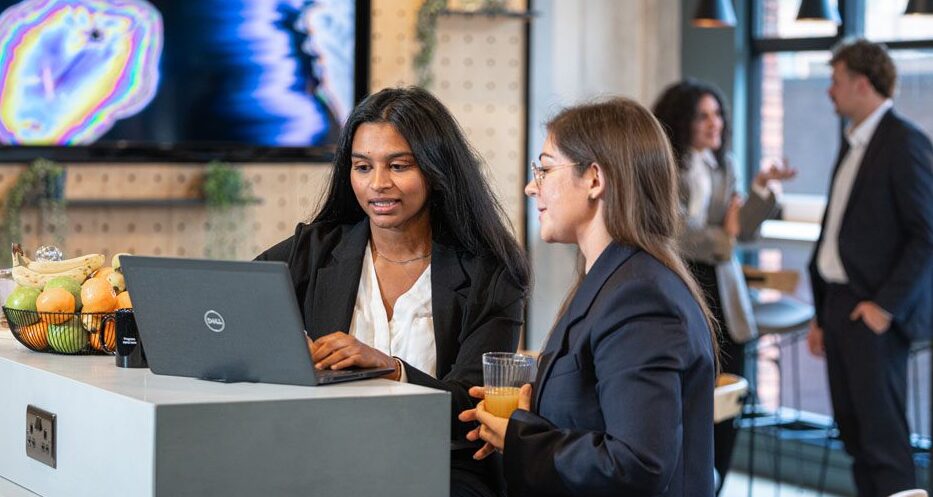 Manchester business team headshots with consistent lighting and branding